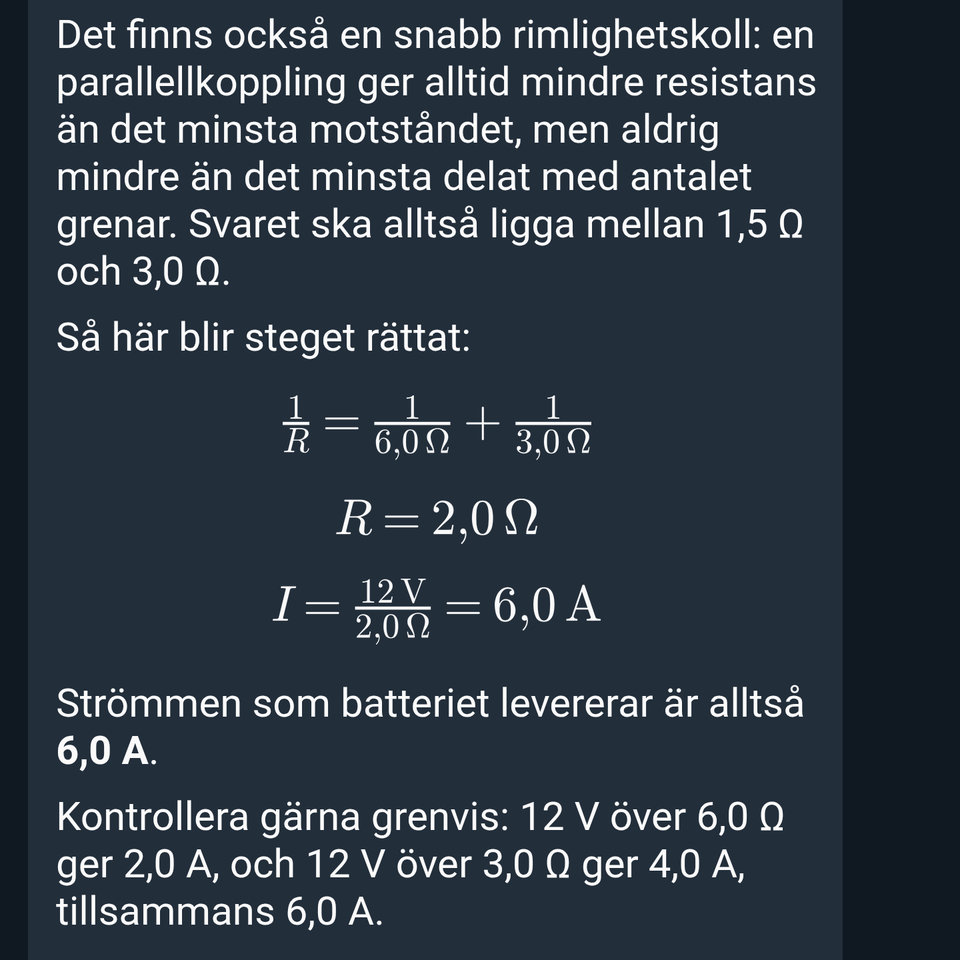 Fyra gånger för stor ström: fråga AI-mentorn Tavi efter första felsteget